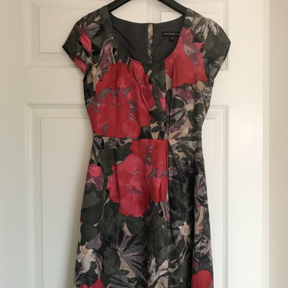 Banana Republic MADMEN begonia dress size 0